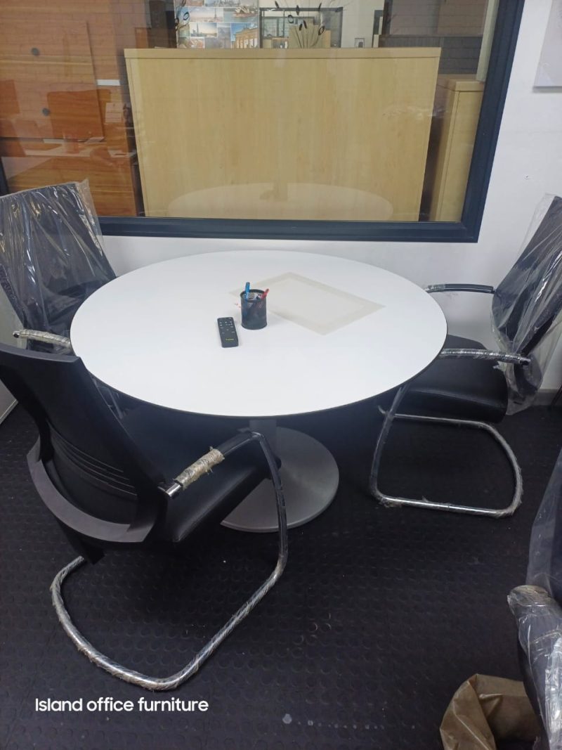 Conference table 1200mm (White) - Image 3