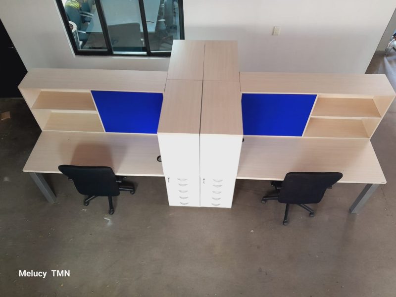 Britannica 4 Way Cluster Desk 4000mm x 1600mm - Image 3