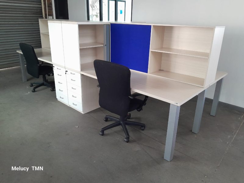 Britannica 4 Way Cluster Desk 4000mm x 1600mm - Image 2