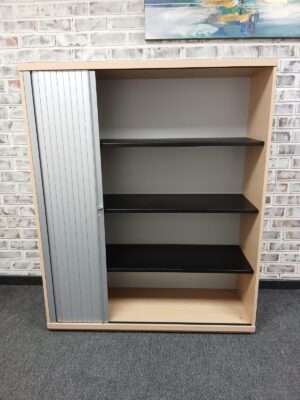 Maple Roller Door Cabinet 1500mmH x 1200mm x 500mmD