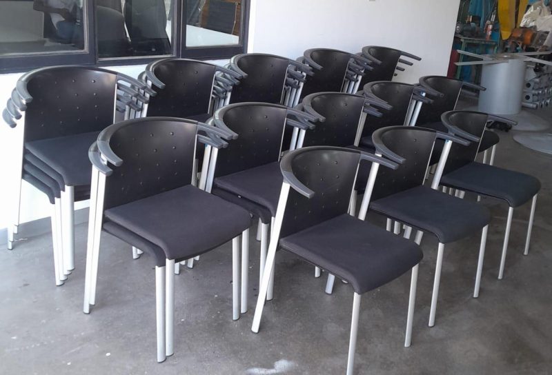 Scorpion Black Visitor Chairs