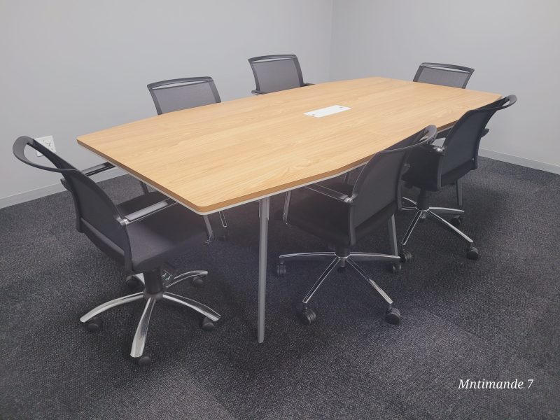 LS-HT66T Oak Boardroom Table 2400mm x 1200mm x 750mm