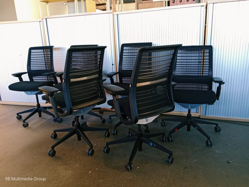Ergo Black Mesh Chairs