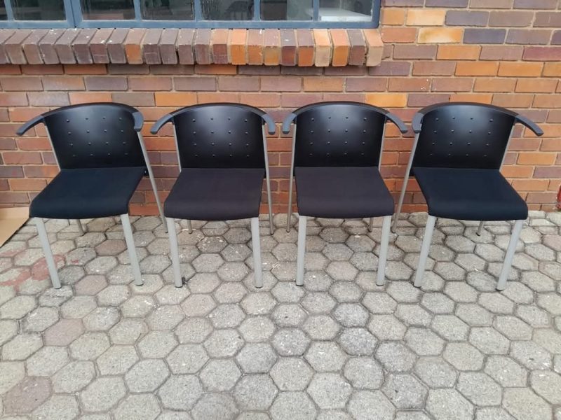Scorpion Black Visitor Chairs - Image 3