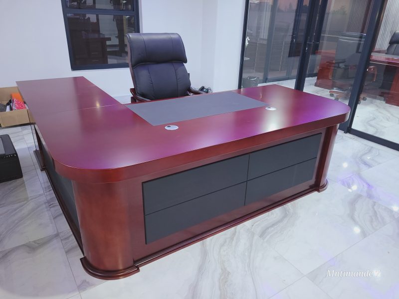 Mercury L Shape Executive Desk 2400mm x 2200mm x 800mm - Image 3