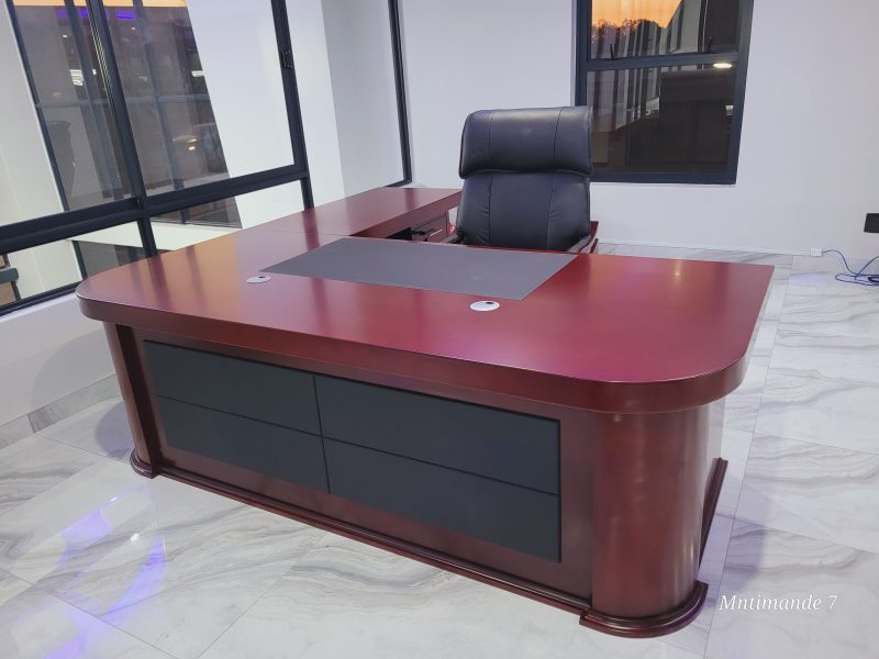 Mercury L Shape Executive Desk 2400mm x 2200mm x 800mm - Image 4