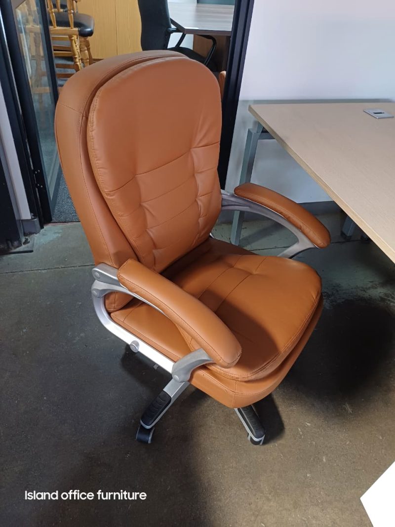 511-L Brown Leather Chairs