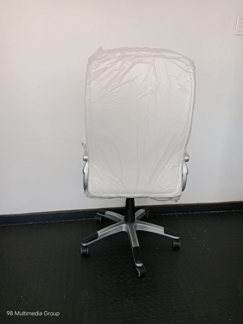 51-H White High Back Chair - Image 2