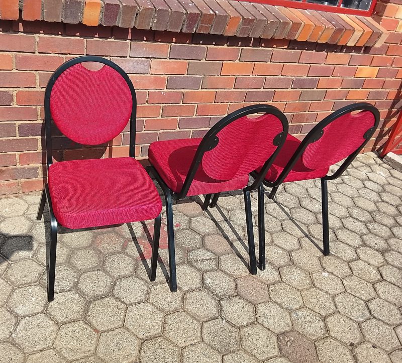 Red Stacker Chairs