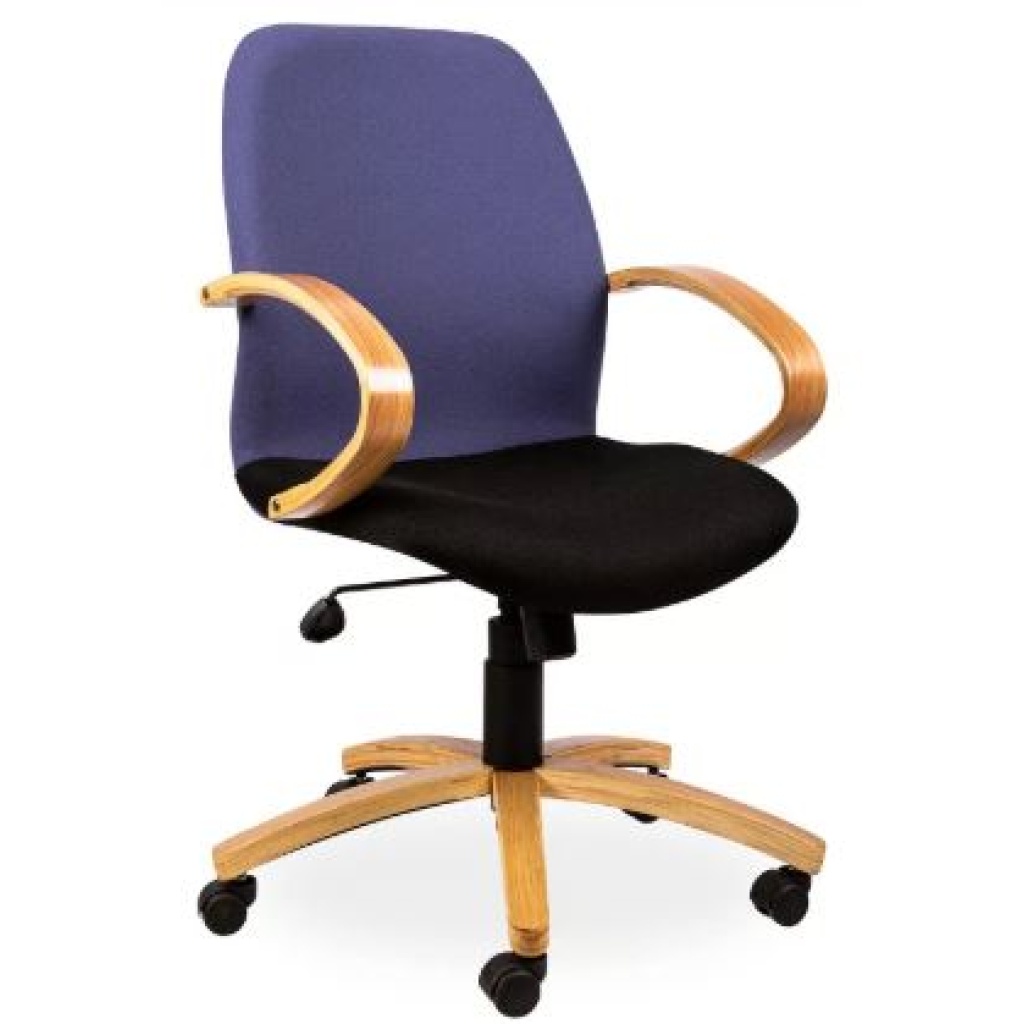 Wooden Mid Back Visitor Chair