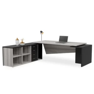 Alabama Executive Desk with Side Cabinet