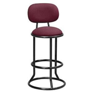 BRB500 Bar Stool with Back, Round Tubing Frame in Contract