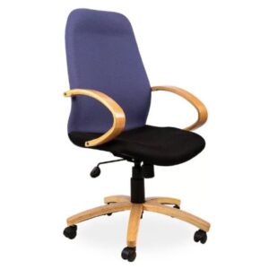 Wooden High Back Chair