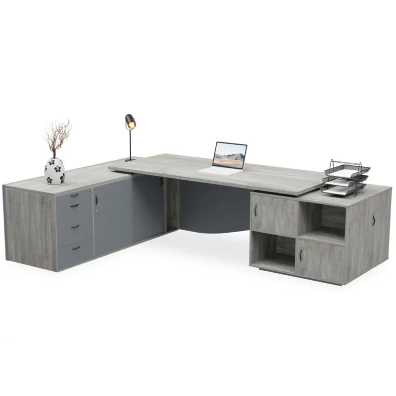 Colorado Executive Desk with Side Cabinets - Image 2