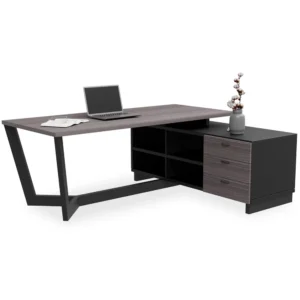 Integrated Desk With Side Cabinet 1800mm x 900mm x 1200mm x 600mm