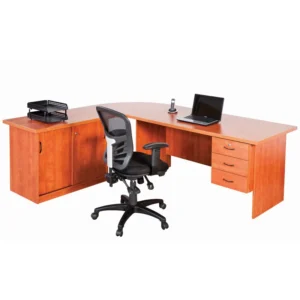 Data Track L shaped Desk