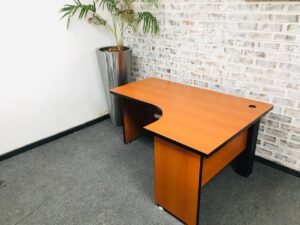 Cherry L shape Desk 1600mm x 1200mm