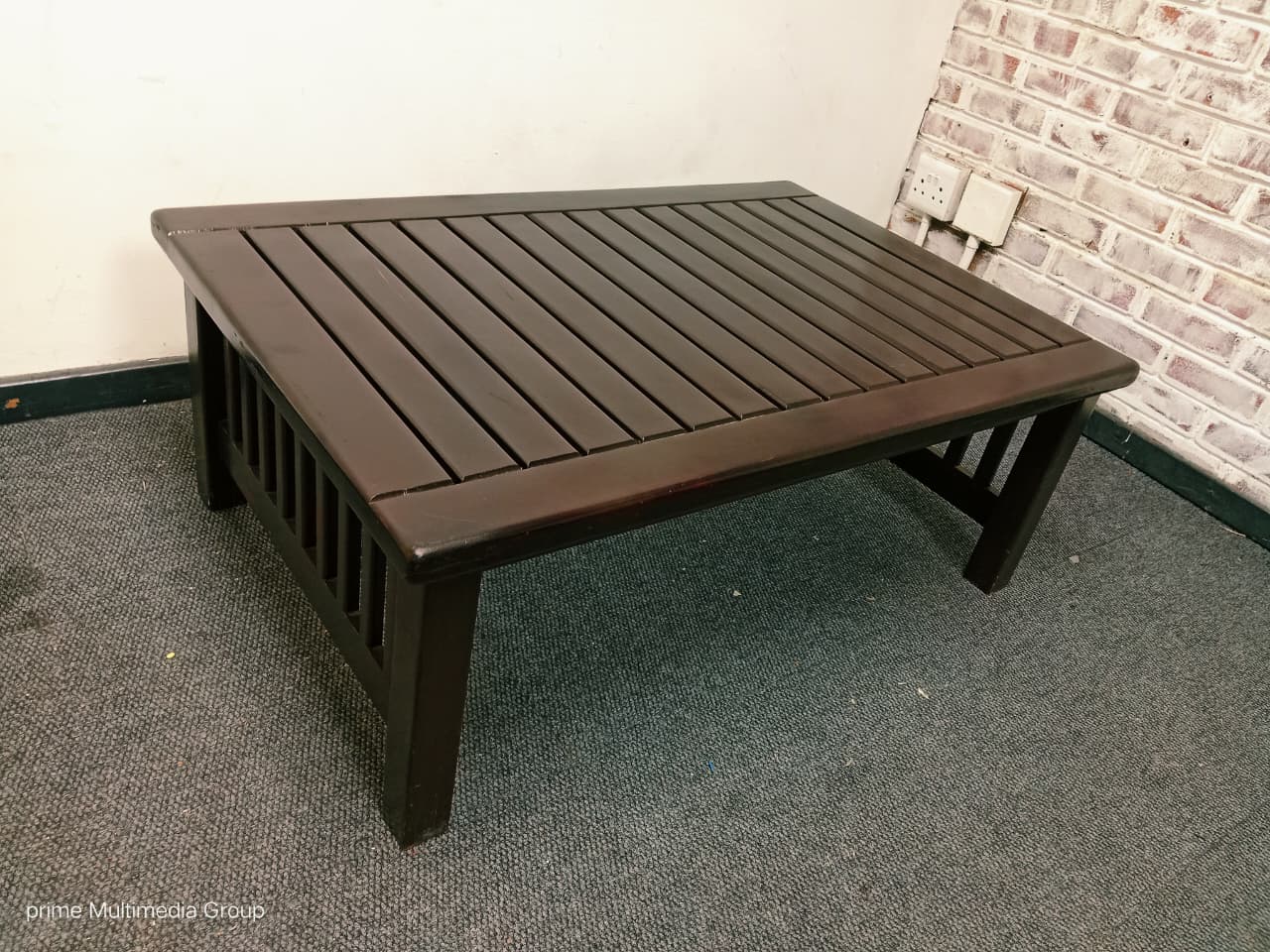 Dark Brown Coffee Table 1200mm x 800mm x 450mmH - Image 4