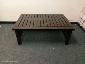 Dark Brown Coffee Table 1200mm x 800mm x 450mmH