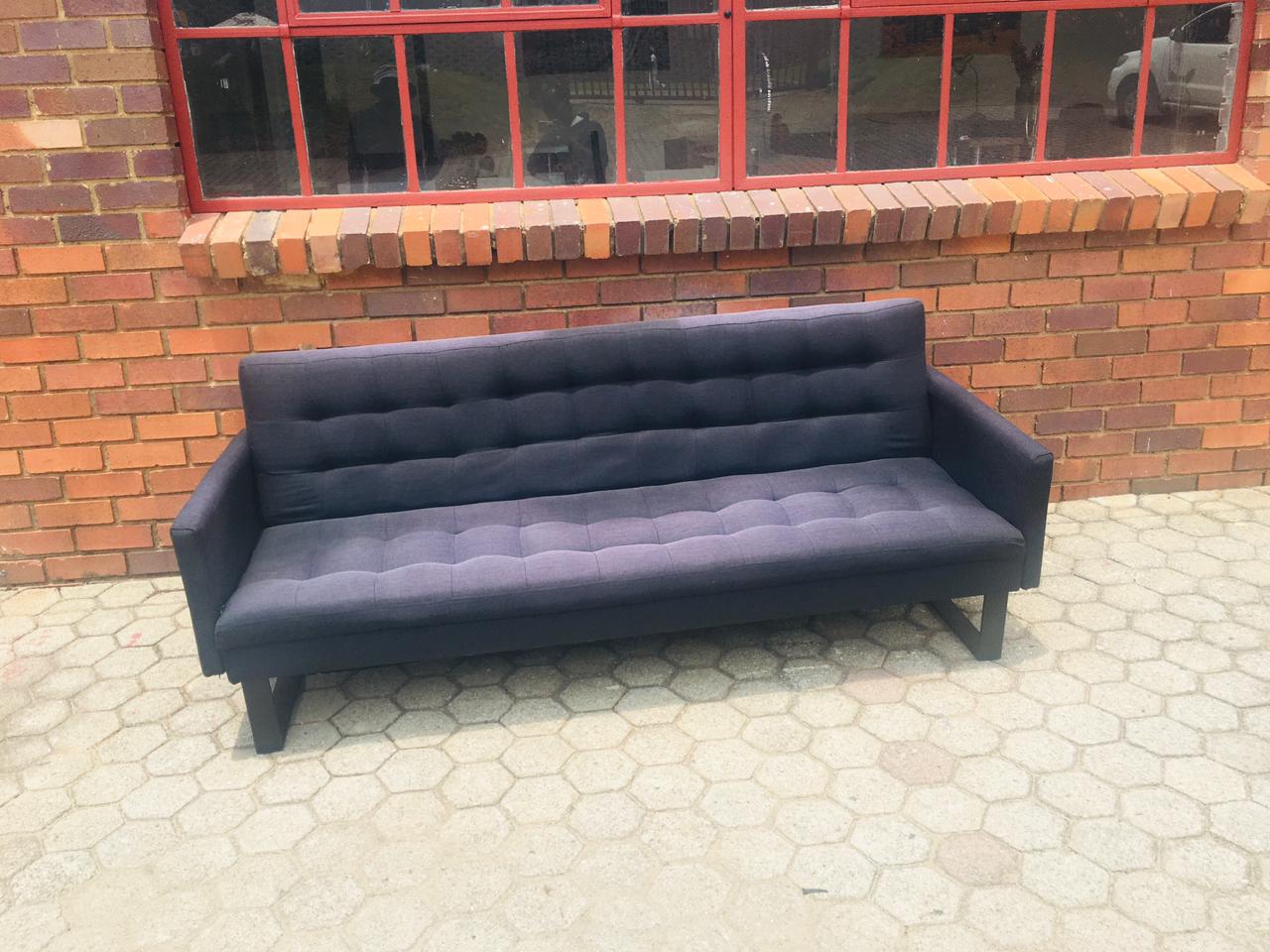 Dark Grey Fabric Couch 2000mm - Image 3