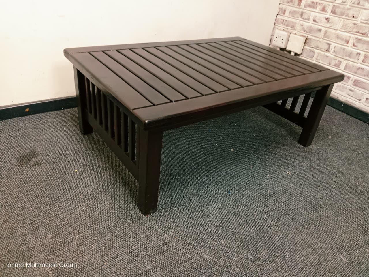 Dark Brown Coffee Table 1200mm x 800mm x 450mmH - Image 2