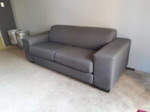 Dark Grey Two Seater Couch 2100mm ( Fabric)