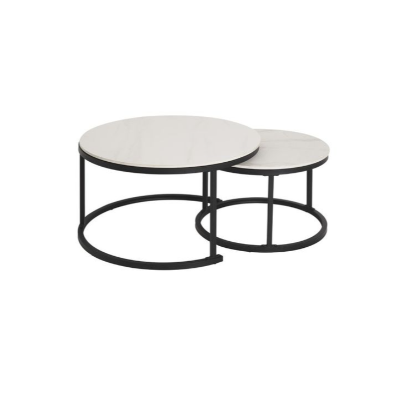 Coral Nesting Coffee Table 900mm x 900mm x 450mmH