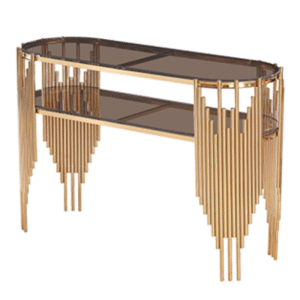 Aurelia Luxe Gold Console Table