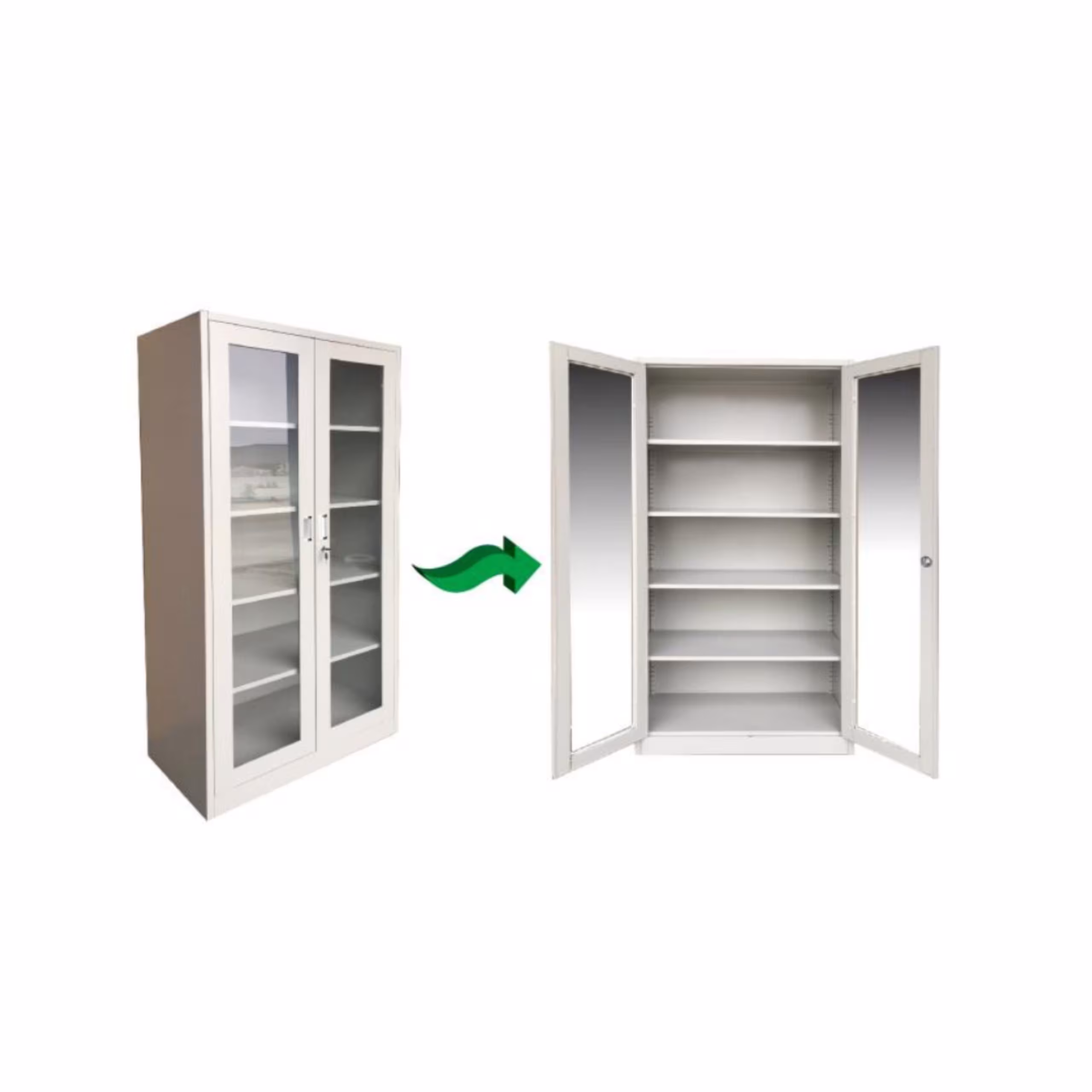 Conrad Steel Cabinet 1800mmH x 900mm x