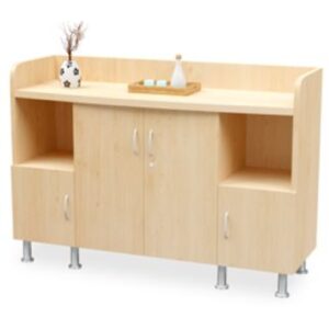 Server Base Unit 2200x600x1000, 2 x Full Hinge Doors, 2 x Half Hinge Doors, Lockable in any Standard Melamine Colour