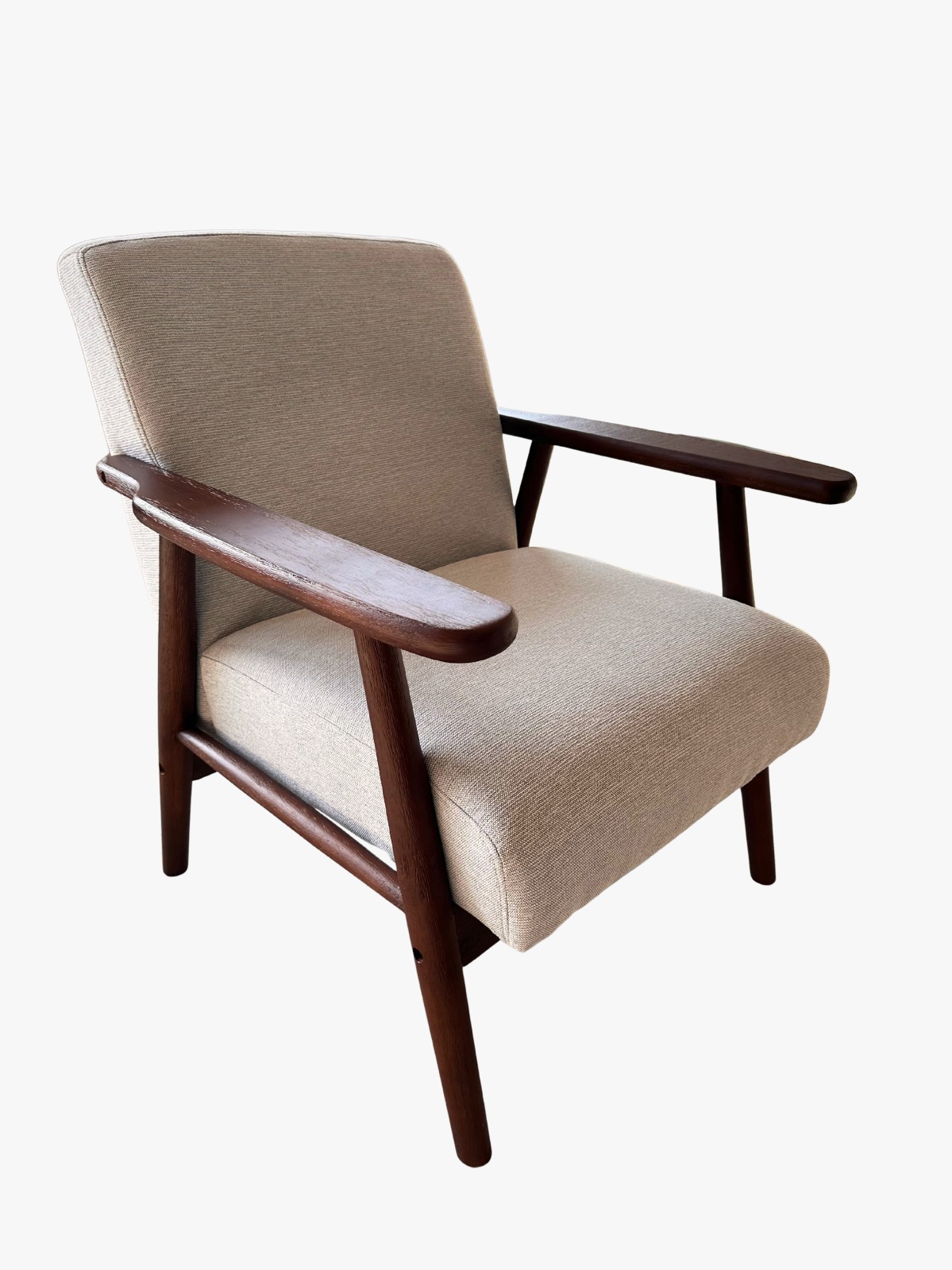 Urban Leisure Chair Oak With Wood Arm Rest - Image 2