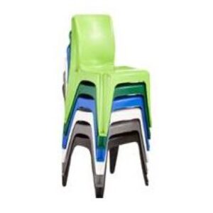 Thandi Heavy Duty Chair in Solid Plastic, 450mmH Black