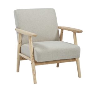Urban Leisure Chair Oak With Wood Arm Rest