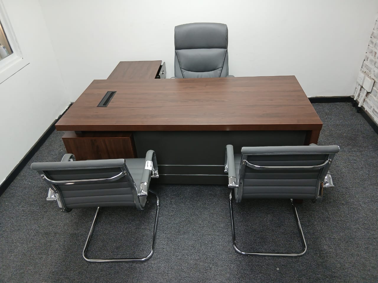 Alfa L Shape Desk 1800mm x 1600mm - Image 2