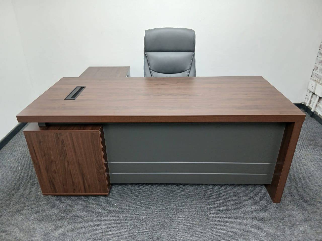 Alfa L Shape Desk 1800mm x 1600mm - Image 3
