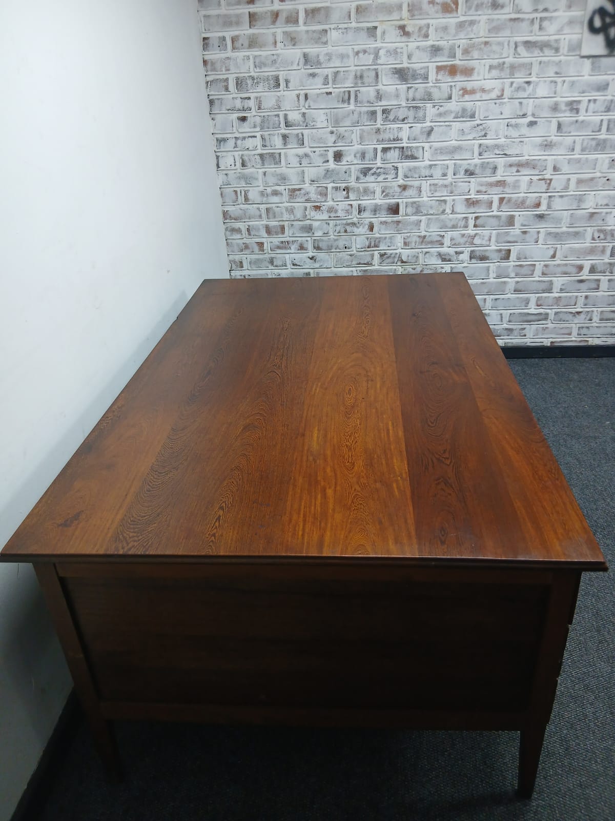 Vintage Desk With Drawers 1700mm x 1060mm - Image 9