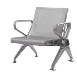 C-Deluxe 1-Seater Public Bench Seating, Aluminium Powder Coated Arms and Legs, Heavy Duty Steel Tubing  Previous product  Next product