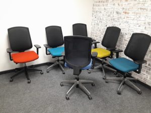 Ergonomic mesh back chairs