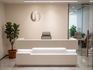 Evelyn Reception Desk 2400mm x 600mm x 1100mm
