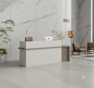 Amelia Reception Desk 2400mm x 600mm x 1100mm
