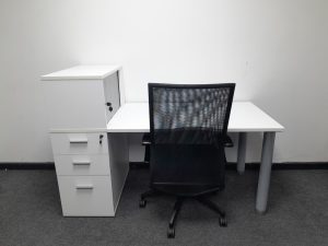 Morden White Desk 1600mm x 750mm