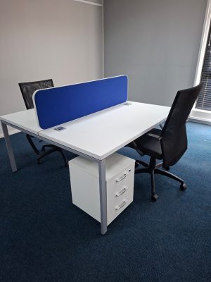 White 2 Way Cluster Unit