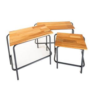 School Desk Double (Saligna Wood)1000mm x 450mm x 725mmH