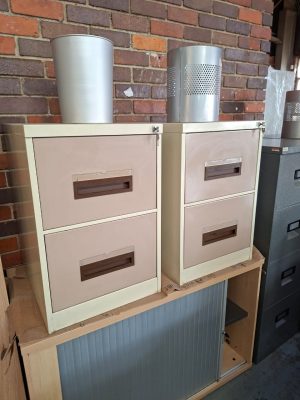 Two Drawer Steel Cabinet
