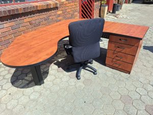 Red Cherry Corner Desk