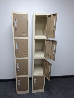 Heavy Duty Lockers 4 Compartment 1800mmH x 450mmD x 300mm