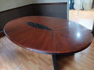 Oval Mahogany Table 2800mm x 1500mm