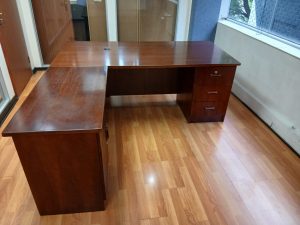 Dark Wood Desk 1800mm x 1900mm